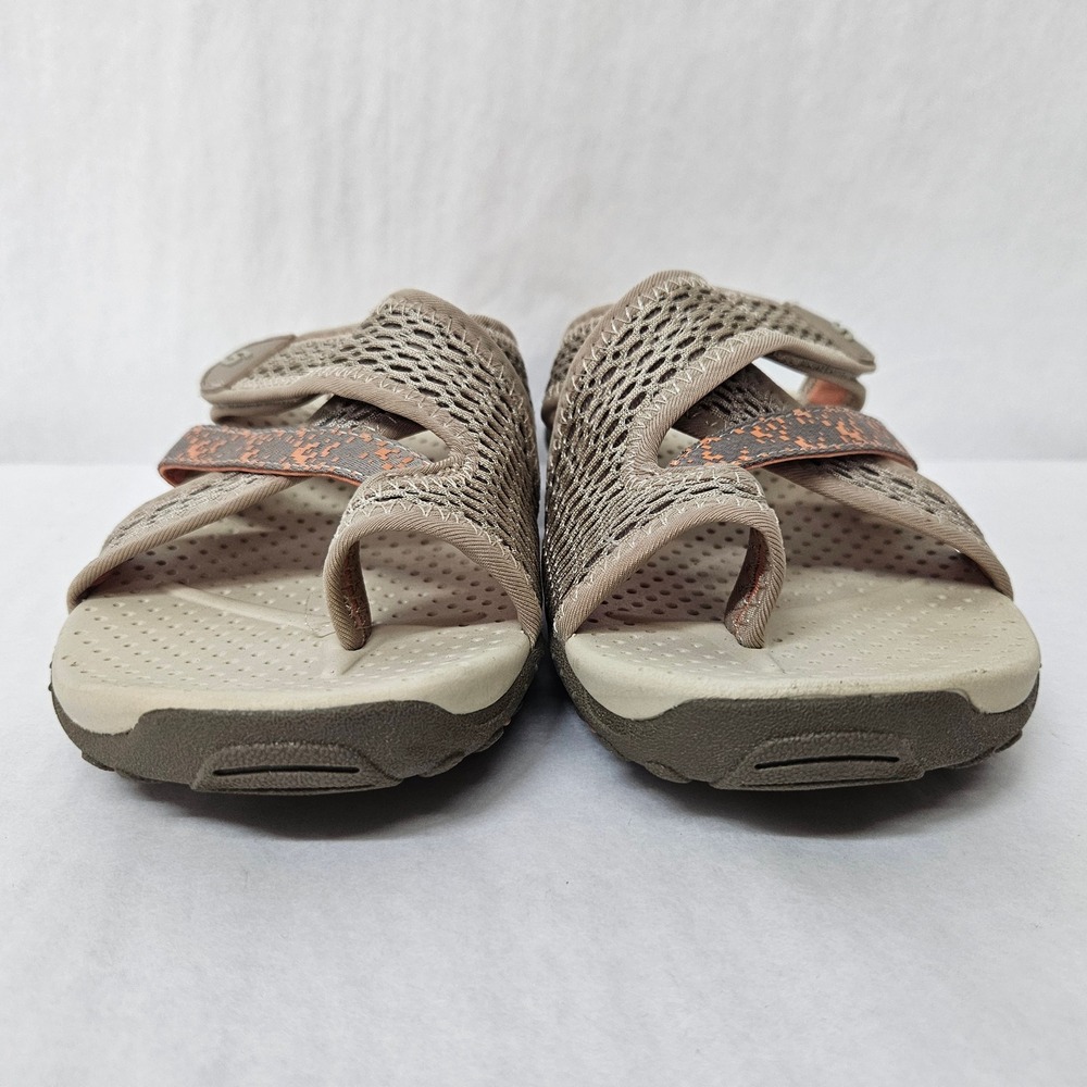 Skechers Reggae Splatter Slide Sandals 40822/TPE Taupe Orange Womens Size 7 - Picture 4 of 8